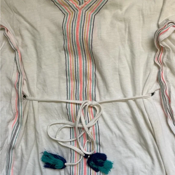 Boden women’s tunic topwith Multicolor Stripe Embroidery - Picture 4 of 7